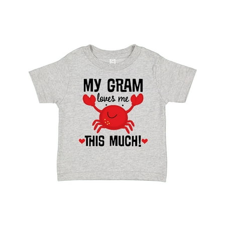 

Inktastic My Gram Loves Me Grandchild Gift Toddler Boy or Toddler Girl T-Shirt