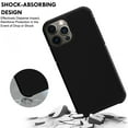 thumbnail image 2 of DuraSafe Cases iPhone 12 DuraSafe Cases iPhone 12 PRO 2020 6.1 Inch A2172 A2402 A2341 A2406 A2404 A2403 A2408 A2407 Protective Reinforced Shockproof Corner TPU Case with Matte Finish Back - Black, 2 of 5