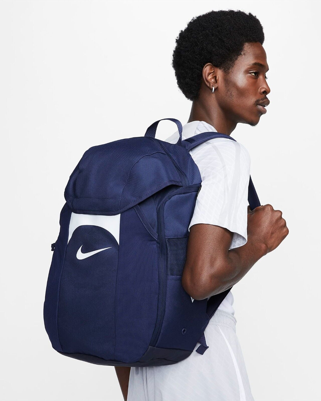 nike brasilia mesh backpack blue