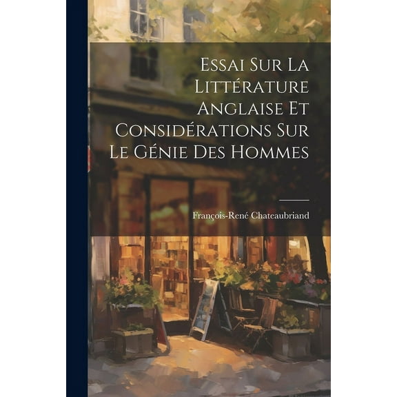 Essai sur la Littérature Anglaise et Considérations sur le Génie des Hommes (Paperback)