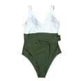 thumbnail image 1 of Aayomet Maillot de Bain for Women 2024 Maillots de Bain (Vert Armée, P), 1 of 5