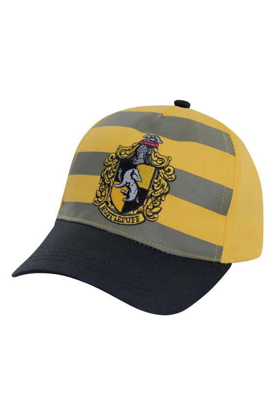 Boys Baseball Cap - Striped Cap with Hogwarts House Themes: Hufflepuff, Slytherin, Gryffindor, Ravenclaw for Ages 4-16
