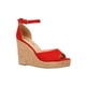 thumbnail image 1 of Sandalia De Plataforma Mujer Rojo Moda Casual Tipo Gamuza rojo 26 Incógnita 040D0A, 1 of 5