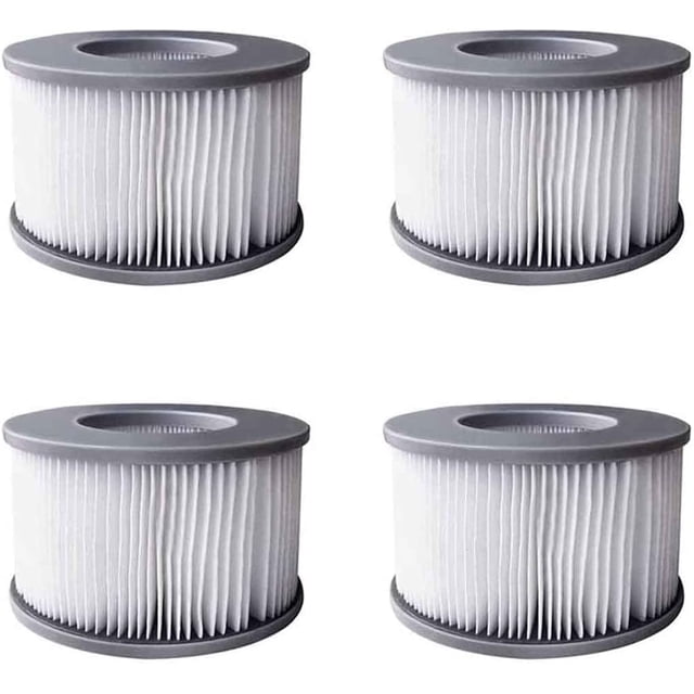 WuYan 4pcs Hot Tub Filters for MSpa Inflatable Pools, Enhanced Version Filter Cartridge Pump Fit for MSPA All Current Hot Tubs