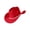 Red, variant on 1. Sparkling Rhinestones Cowgirl Hats Adjustable Unisex Lightweight Acrylic Halloween Outdoor Concerts