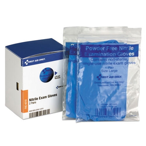 SmartCompliance Nitrile Lightweight Gloves, One Size, 2/Box SmartCompliance Nitrile Lightweight Gloves, One Size, 2/Box