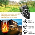 thumbnail image 3 of 96 luces LED solares para exteriores, lámpara de llama parpadeante, impermeable, para jardín, Patio, 3 of 4