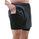 thumbnail image 1 of Shorts para hombre Pantalones cortos deportivos para hombres con forro 2 en 1 con bolsillos Pantalon Tomshoo  Shorts para hombre, 1 of 7