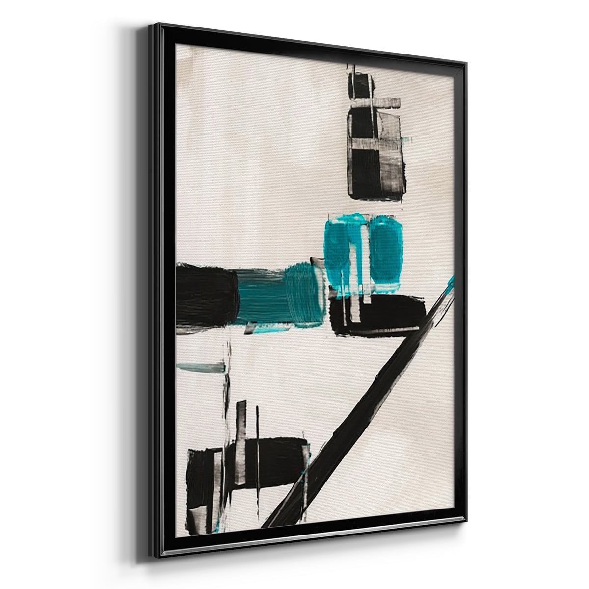Geometry Notes I Premium Framed Print, in Gold, Black, or Silver - Ready to Hang