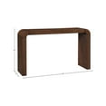 thumbnail image 3 of Meridian Furniture Toulon Brown Oak Veneer Console Table, 3 of 7
