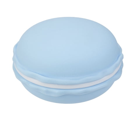 yuehao home textile storage mini macarons organizer storage box earphone sd card case carrying pouch macaron storage blue
