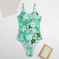 thumbnail image 2 of Aayomet Bathing Suits for Women Printed Outer Body Bikini (Green, M), 2 of 3