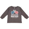 thumbnail image 3 of Inktastic All American Brother USA Parade Boys Long Sleeve Toddler T-Shirt, 3 of 5