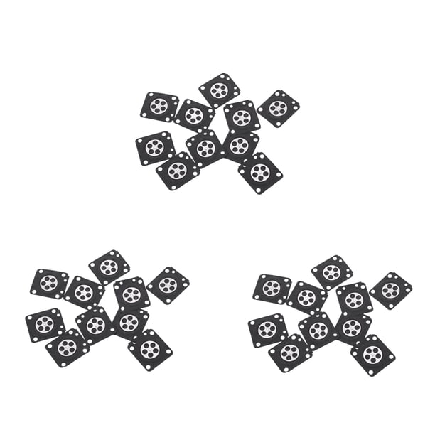30x de Carburador Motosierra Carburador Membrana Membrana Set para Zama Motosierra Carburador Ms210 Ms230 Ms2500