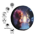 thumbnail image 3 of Bingfone Dreamy Forest Elf Spare Tire Cover Weatherproof Universal Wheel Protectors for RV Camper Travel Trailer SUV Truck-15 inch, 3 of 8