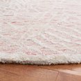 thumbnail image 3 of SAFAVIEH Precious Dylan Abstract Area Rug, Pink/Ivory, 6' x 6' Round, 3 of 7