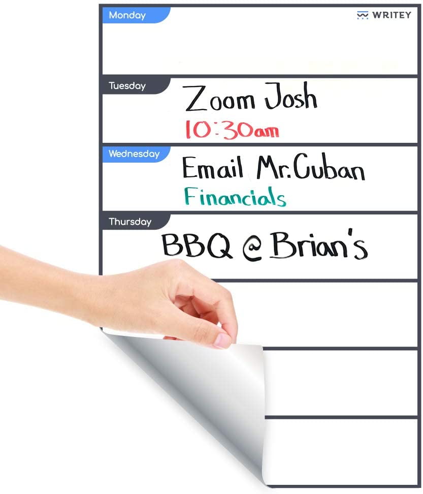 Writey Board 12 in. H x 18 in. W SelfAdhesive Dry Erase Board