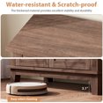 thumbnail image 4 of Buffet Sideboard Cabinet – Modern Farmhouse Storage Cabinet with Adjustable 3-Tier Shelves & Drawer for Kitchen, Dining Room, Entryway –  Contrast Finish, 4 of 8