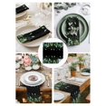 thumbnail image 3 of Green Leaf Cloth Napkins Set of 6 Reusable Dinner Napkins, Fall Plant Country Vintage Watercolor Black Cocktail Napkin Washable Table Napkins for Wedding/Holiday Party/Baby Shower 20"x20", 3 of 7