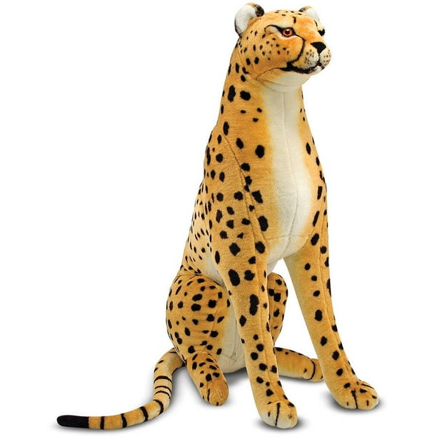 Melissa & Doug Giant Cheetah - Lifelike Stuffed Animal (over 4 feet long) - Walmart.com
