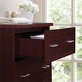 thumbnail image 4 of Hodedah 5 Drawer Jumbo Chest with Metal Gliding Rails in Mahogany, 4 of 5