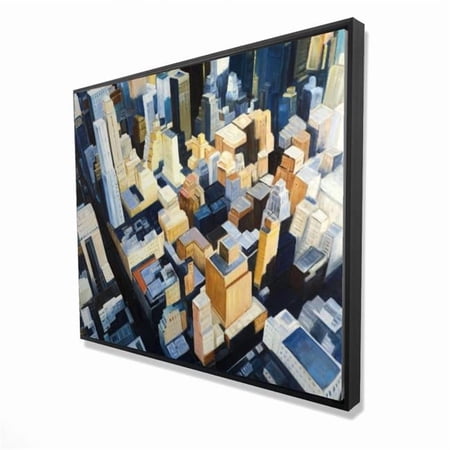 Begin Home Decor 2081-4860-CI258 48 x 60 in. Manhattan View Empire State Building - Bedroom Cities Canvas