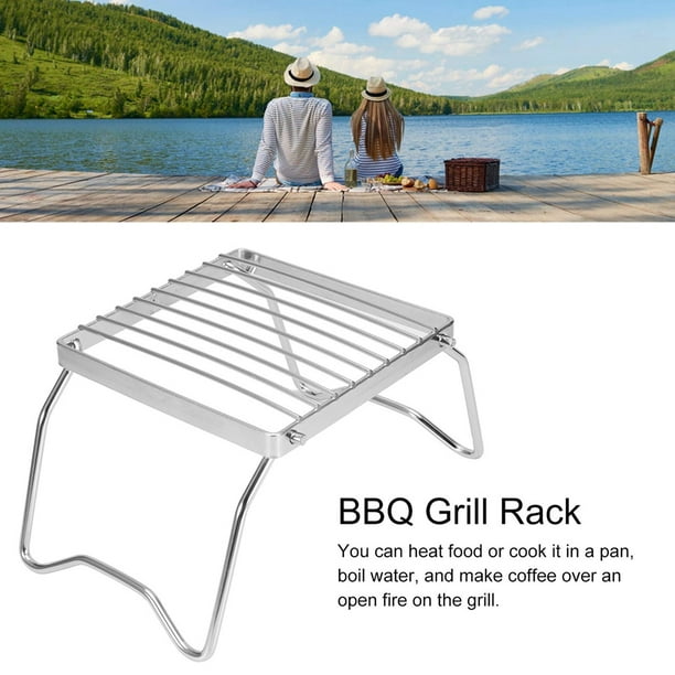 BBQ Grill Rack,304 Stainless Steel Grill Grate,Portable Camping Grill