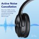 thumbnail image 2 of Auriculares con cancelación activa de ruido MPWHYL, 65 horas de reproducción, 2 of 6