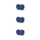 thumbnail image 3 of Sidaley 1 par de almohadillas para los oídos, protección auditiva, accesorios transpirables en la oreja, reemplazo para auriculares G733, azul Type1 NO1, 3 of 6
