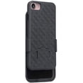 thumbnail image 3 of iPhone SE 3nd Generation Case 2022, iPhone SE 2020 Case, Holster Case, Shell & Holster Case with Built-in Kickstand, Swivel Belt Clip Holster for Apple iPhone SE 3rd Gen (2022) 8, 7, 6, 6s, 3 of 7