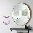 thumbnail image 4 of TIELUTT Soap Dish Holder for Shower Double Layer Cute Shape Tray Wall Mounted Shampoo No Paper Towel Holder Clear Bathroom Organizer Bathroom Towel Rack Set Bathroom for Wall Microfiber Beach Towels, 4 of 4