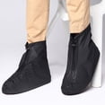 thumbnail image 3 of TIELUTT Couvre-Chaussures Unisexes Bottes de Pluie Réutilisables Tissus Imperméables Imperméable Femme Imperméable Long Chandail en Molleton Thermique de Randonnée Serviette, 3 of 7