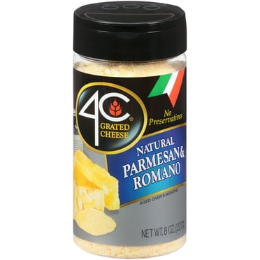 4C Homestyle Parmesan Romano Grated Cheese, 6 oz - Walmart.com