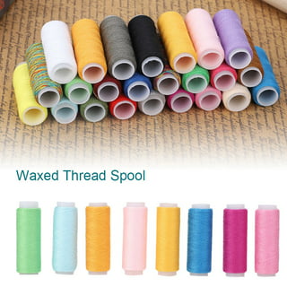 TreasureGurus 1 Roll Natural Sinew Waxed Beading Craft Poly Thread Spool  Artificial Wax Sinue