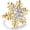 Gold Snow, variant on Set of 8 Silver Snowflake Napkin Rings for Elegant Dining Table Decor - Perfect for Weddings, Christmas, Thanksgiving, and Holiday Parties
