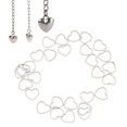 thumbnail image 4 of Bezel Pendant, 30pcs Jewelry Open Bezels Open Bezels DIY  For Home Heart Shape S, 4 of 8