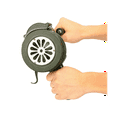 Emergency Hand Crank Siren Horn 110DB Manual Operated Warning School
