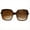 Brown, variant on Ladies Oversized Mirrored Sunglasses Retro-Inspired Eyewear UV400