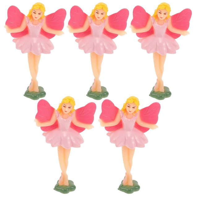 5pcs Music Box Accessories Dancing Girl Decoration Fairy Ballet Doll Wind-up Music Box Supply