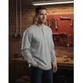 thumbnail image 2 of Flame Resistant FR Henley Style T-Shirts (2X-Large, Light Grey), 2 of 5