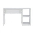 thumbnail image 6 of Linon Lane Wood Two Cube Home Office Desk in White, 6 of 11