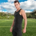 thumbnail image 3 of Men's Honeycomb Padded Compression Shorts, Men's EVA Protection Athletic Tights, Anti-Collision Basketball Football Training Underwear, Protective Sports Base Layer Pants for Soccer Baseball Rugby, 3 of 6