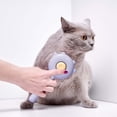 thumbnail image 4 of Qaailabf Pet Combing Brush with Hair Removal Button, Self-Cleaning Pet Grooming Brush, Non-Slip Handle for Cats, Dogs, Rabbits, Massage & Detangling, Easy Hair Removal, 4 of 5