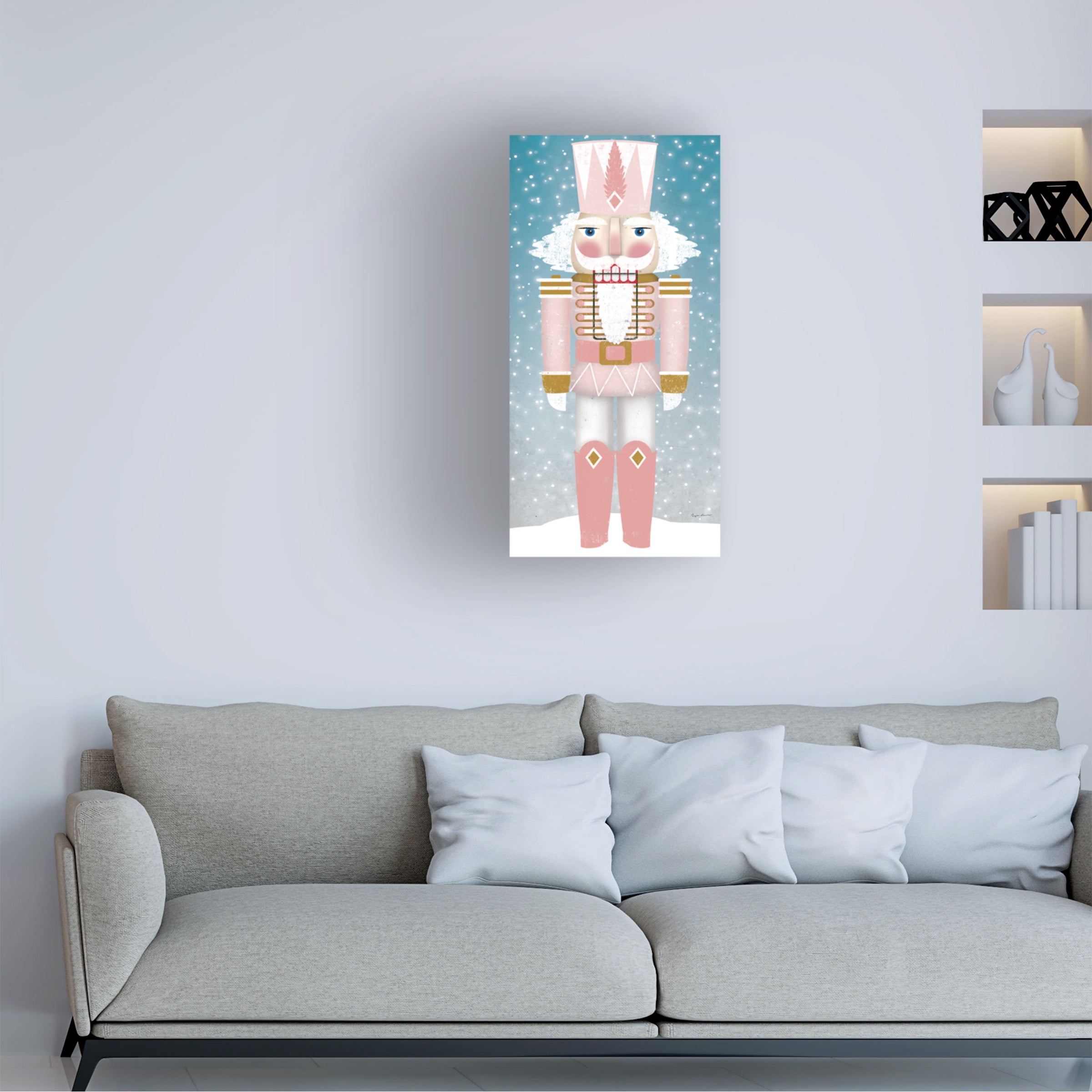 Ryan Fowler 'Nutcracker II Blush' Canvas Art