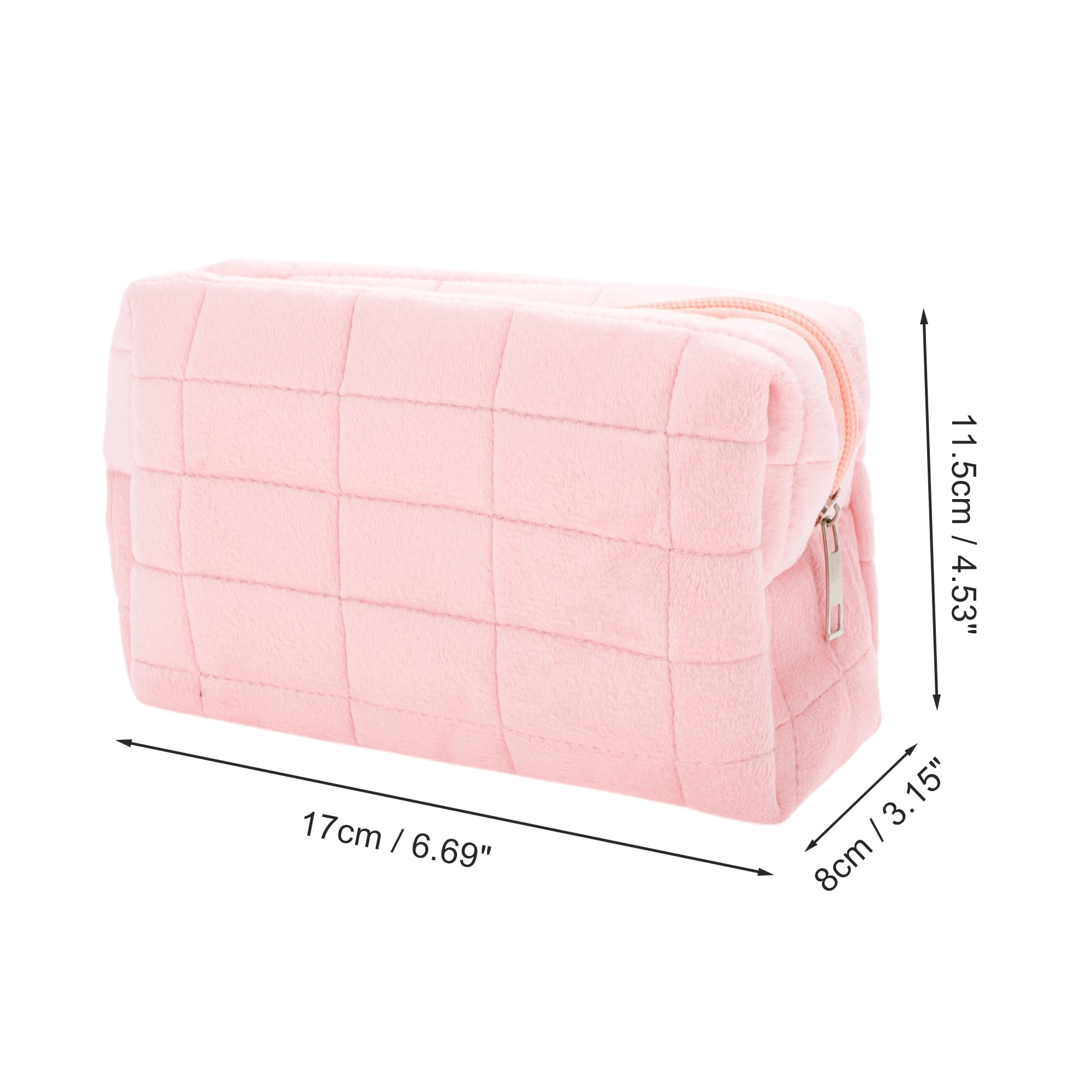 Unique Bargains 1 Pc Elegant Makeup Bag for Various Occasions Pink