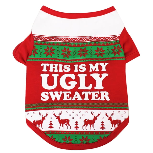 Camiseta de perro Camiseta de Navidad de perro Camiseta de mascota Camiseta de Navidad de perro