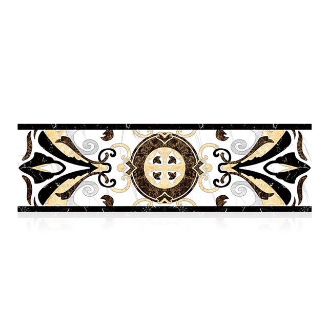 relayinert Staircase Sticker Landscaping PVC Waterproof Wallpaper Oilproof Steps Decals Hotel Bathroom Kitchen Baseboard Renovation Type3 L 1Set