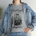 thumbnail image 2 of Just One More Chapter Book Lover T- Shirt Reading Skeleton Shirt Tee Grey 3XL, 2 of 6