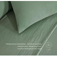 thumbnail image 3 of Chezmoi Collection Extra Soft Bed Sheets Set, Double Brushed Microfiber 14-Inches Deep Pockets, 4-Piece Sheet Set, Queen, Sage Green, 3 of 8