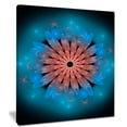 thumbnail image 2 of Fractal Blooming Turquoise Flower, 2 of 3